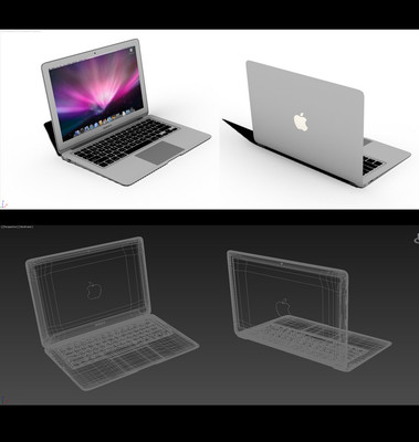 蘋果筆記本電腦高精度3D模型資源 創(chuàng)意設(shè)計與專業(yè)設(shè)備銷售的利器（圖片編號:15244826）
